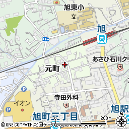 高知県高知市元町42周辺の地図