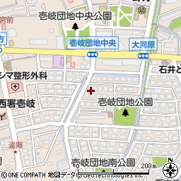 福岡県福岡市西区壱岐団地131-2周辺の地図