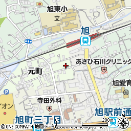 高知県高知市元町45周辺の地図
