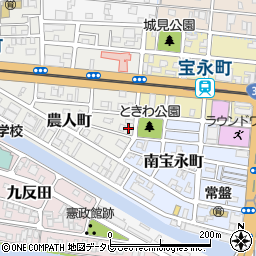 高知県高知市農人町2-12周辺の地図