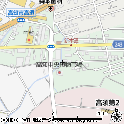 高知県高知市高須東町9周辺の地図