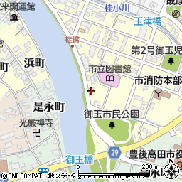 日本キリスト教団豊後高田教会周辺の地図