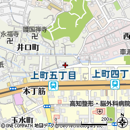 高知県高知市井口町12周辺の地図