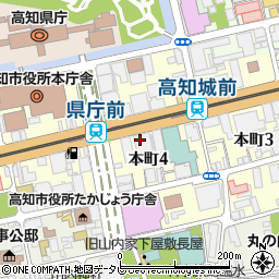 日本経済新聞社高知支局周辺の地図