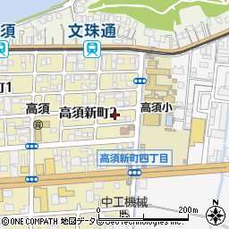 土佐塾高須教室周辺の地図