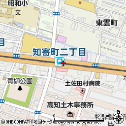高知県高知市知寄町周辺の地図