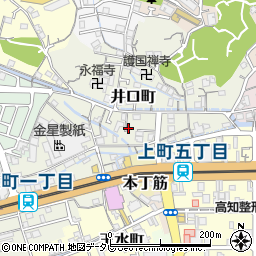 高知県高知市井口町43周辺の地図