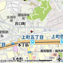 高知県高知市井口町24周辺の地図
