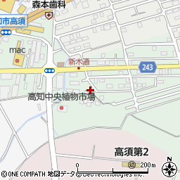 高知県高知市高須東町10周辺の地図