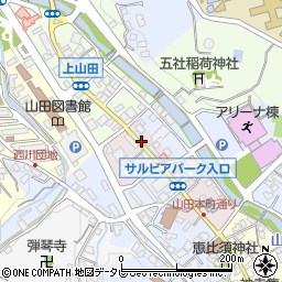 福岡県嘉麻市上山田1435-3周辺の地図