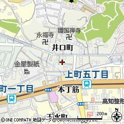 高知県高知市井口町41周辺の地図