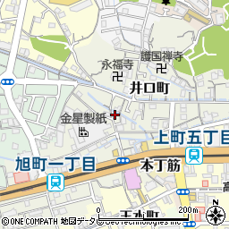高知県高知市井口町70周辺の地図