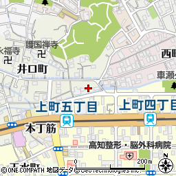 高知県高知市井口町6周辺の地図