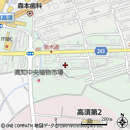 高知県高知市高須東町13-25周辺の地図