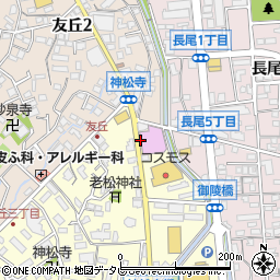 神松寺一丁目周辺の地図