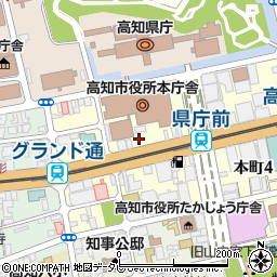 株式会社読売連合広告社　高知営業所周辺の地図