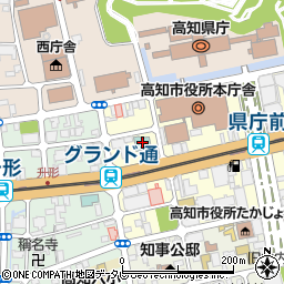 高知県市町村　職員年金者連盟周辺の地図