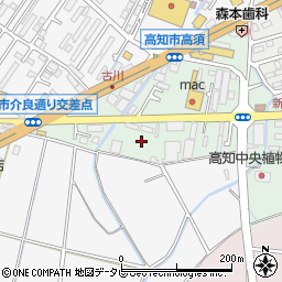 高知県高知市高須東町4周辺の地図