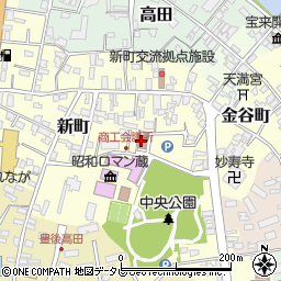 豊後高田商工会議所周辺の地図