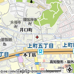 高知県高知市井口町27周辺の地図