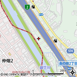 オフィスパレア金の隈Ｉ　Ｂ周辺の地図