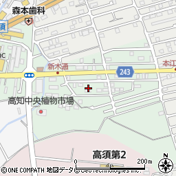 高知県高知市高須東町13周辺の地図
