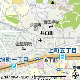 高知県高知市井口町47周辺の地図