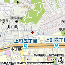 高知県高知市井口町4周辺の地図