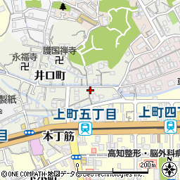 高知県高知市井口町18周辺の地図