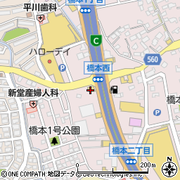 リンガーハット福岡橋本店周辺の地図