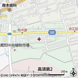 高知県高知市高須東町13-9周辺の地図