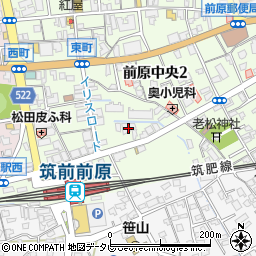 佐賀銀行前原支店周辺の地図
