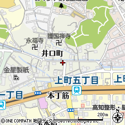 高知県高知市井口町39周辺の地図
