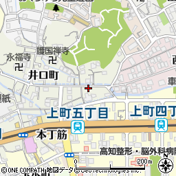 高知県高知市井口町16周辺の地図