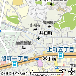 高知県高知市井口町49周辺の地図