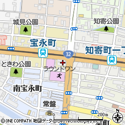 高知県高知市中宝永町11周辺の地図