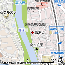 おそうじのＥＨＣ福岡周辺の地図
