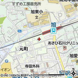 高知県高知市元町51周辺の地図