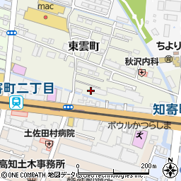 高知県高知市東雲町6周辺の地図