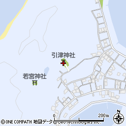 引津神社周辺の地図