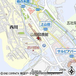 嘉麻市役所　山田支所市民地域振興課地域振興係周辺の地図