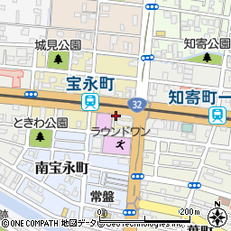 高知県高知市中宝永町11-1周辺の地図