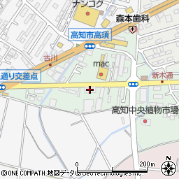 ＪＡ高知市　本所営農経済部直販所らぶ周辺の地図