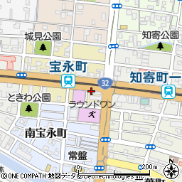 高知県高知市中宝永町11-2周辺の地図