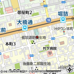 暴力追放高知県民センター（公益財団法人）　暴力相談電話周辺の地図