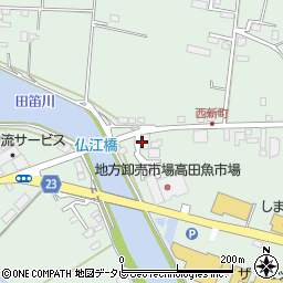津田青果店周辺の地図