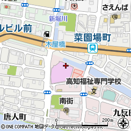 高知市文化プラザ　かるぽーと　市民ギャラリー周辺の地図