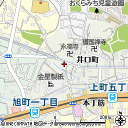 高知県高知市井口町54周辺の地図