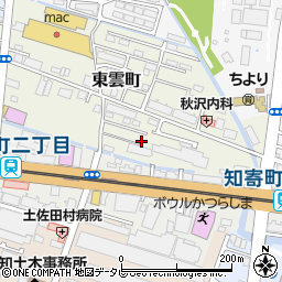 高知県高知市東雲町5-23周辺の地図