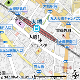 大橋法律事務所周辺の地図